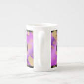 Elegant 47th Amethyst Wedding Jubileum Porselein Kop (Achterkant)