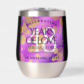 Élégant 48e anniversaire de Mariage d'Améthyste (Avant)