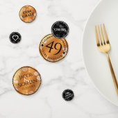 Elegant 49th Copper Wedding Jubileum Confetti (Groep)