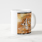 Elegant 49th Copper Wedding Jubileum Extra Grote Beker (Voorkant rechts)