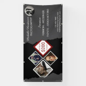 Elegant 4 Fotofotografie Bedrijf Spandoek (Verticaal)