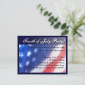 Elégant 4 Juillet Fête Invitation (Debout devant)