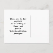 Elegant 4 juli damask bewaar de datum aankondigingskaart (Achterkant)