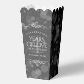 Elegant 4th Linen Wedding Jubileum Celebration Bedankdoosjes (Voorkant)