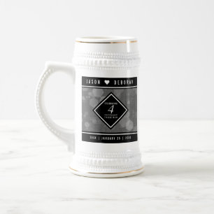 Elegant 4th Linen Wedding Jubileum Celebration Bierpul