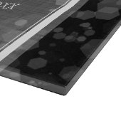 Elegant 4th Linen Wedding Jubileum Celebration Snijplank (Hoek)