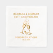 Élégant 50e anniversaire de Mariage (Recto)