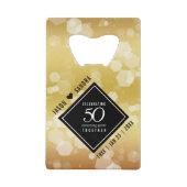 Élégant 50e anniversaire de Mariage d'or (Devant)