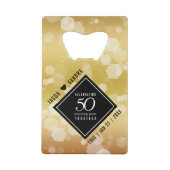 Élégant 50e anniversaire de Mariage d'or (Dos)