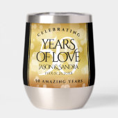 Élégant 50e anniversaire de Mariage d'or (Arrière)