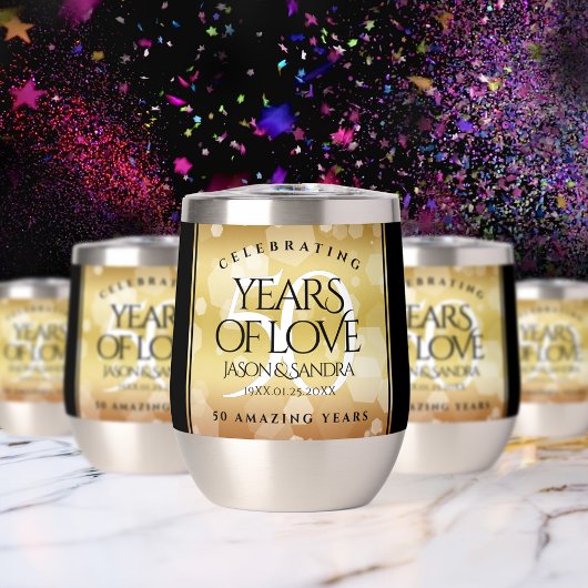 Élégant 50e anniversaire de Mariage d'or