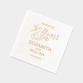 Élégant 50e anniversaire de Mariage Véritable or (Gauche)