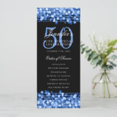 Élégant 50e anniversaire Programme de fête Marine (Debout devant)