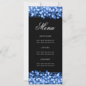 Élégant 50e Anniversaire Programme de fête Menu Ma (Dos)