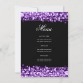 Élégant 50e Anniversaire Programme de fête Menu po (Dos)