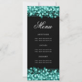Élégant 50e Anniversaire Programme de fête Menu Tu (Dos)