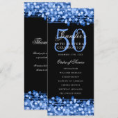 Élégant 50e anniversaire Programme Merci de la Mar (Devant / Derrière)