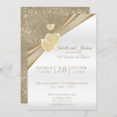 Elegant 50e Jubileum Kaart (Voorkant / Achterkant)