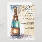 Elegant 50e Jubileum Partij Uitnodigingen (Voorkant / Achterkant)