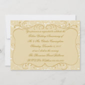 Elegant 50e Jubileum Uitnodigen Kaart (Voorkant)