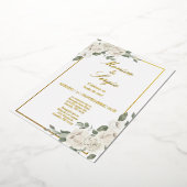 Élégant 50ème Faire-part de mariage en espagnol (Rotation)