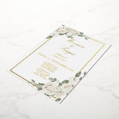 Élégant 50ème Faire-part de mariage en espagnol (Rotation)