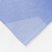 Elegant 51st Sapphire Wedding Jubileum Fleece Deken (Hoek)