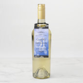 Elegant 51st Sapphire Wedding Jubileum Flessenhanger (Op fles)