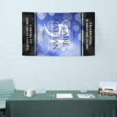 Elegant 51st Sapphire Wedding Jubileum Spandoek (Beurs)