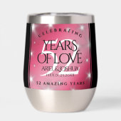 Élégant 52ème anniversaire de Mariage de rubis éto (Arrière)