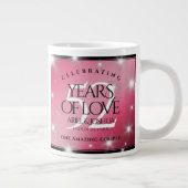 Elegant 52nd Star Ruby Wedding Jubileum Extra Grote Beker (Rechts)