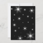 Elegant 52nd Star Ruby Wedding Jubileum Save The Date (Achterkant)