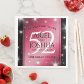 Elegant 52nd Star Ruby Wedding Jubileum Servet (Insitu)