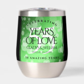 Élégant 55e anniversaire de Mariage d'émeraude (Avant)