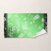Elegant 55e smaragdgroen Jubileum Bad Handdoek (Handdoek)