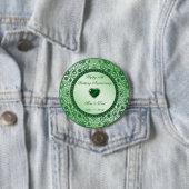 Elegant 55th Wedding Jubileum Button (In situ)