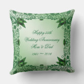 Elegant 55th Wedding Jubileum Sierkussen (Achterkant)