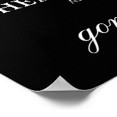 Elegant 5 foto ter liefdevolle herinnering poster (Hoek)