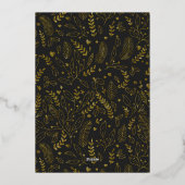 Elégant 5 Photo Collage Famille de vacances Carte (Verso)