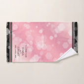Elegant 5e Roos Quartz Wedding Jubileum Bad Handdoek (Handdoek)