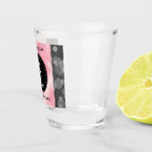 Elegant 5e Roos Quartz Wedding Jubileum Shot Glas (Rechts)