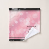 Élégant 5ème anniversaire Mariage de quartz Rose (Gant de toilette)