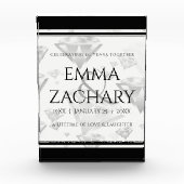 Elegant 60e 75e Diamond Bruiloft Jubileum Fotoblokken (Voorkant)