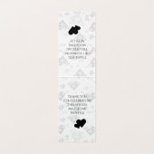 Elegant 60e 75e Diamond Bruiloft Jubileum Kaart (Binnenkant ongevouwen)