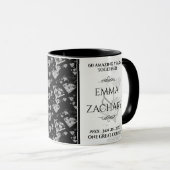 Elegant 60e 75e Diamond Bruiloft Jubileum Mok (Voorkant rechts)