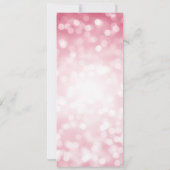 Élégant 60e anniversaire programme Blush Pink Boke (Dos)