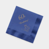 Elegant 60e Jubileum Folie Servetten (Links)