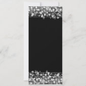 Elegant 60e verjaardagsfeest programma Zilver (Achterkant)