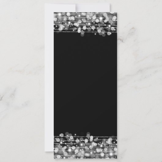 Elegant 60e verjaardagsfeest programma Zilver (Achterkant)