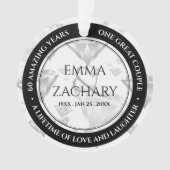 Élégant 60ème 75ème anniversaire de Mariage de dia (devant)